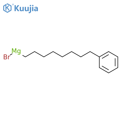 Magnesium, bromo(8-phenyloctyl)- structure