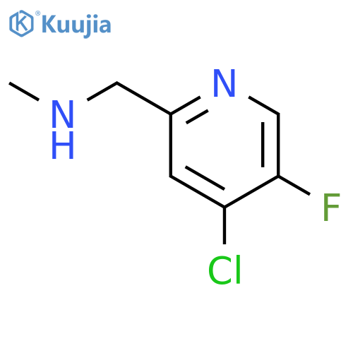2-Pyridinemethanamine, 4-chloro-5-fluoro-N-methyl- structure