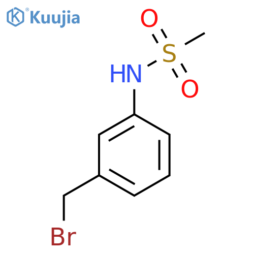 N-(3-(Bromomethyl)phenyl)methanesulfonamide structure