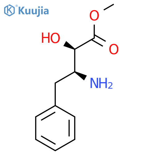 (2R,3S)-methyl 3-amino-2-hydroxy-4-phenylbutanoate structure