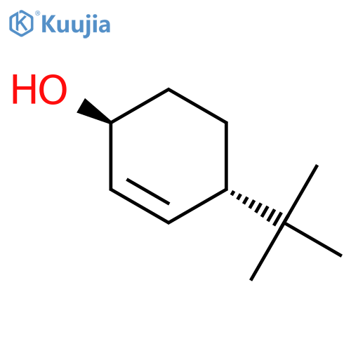 2-Cyclohexen-1-ol, 4-(1,1-dimethylethyl)-, (1S-trans)- structure