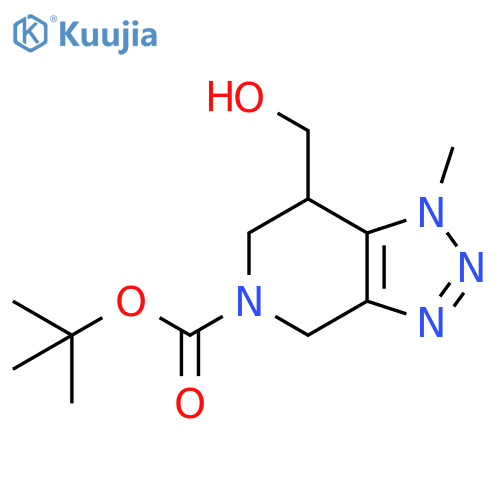 Tert-Butyl 7-(Hydroxymethyl)-1-Methyl-6,7-Dihydro-1H-[1,2,3]Triazolo[4,5-C]Pyridine-5(4H)-Carboxylate(WX141278) structure