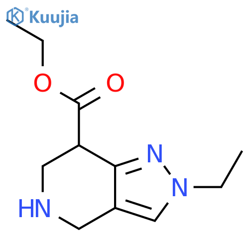 Ethyl 2-Ethyl-4,5,6,7-Tetrahydro-2H-Pyrazolo[4,3-C]Pyridine-7-Carboxylate(WX141203) structure