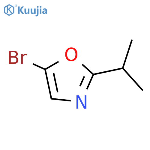 5-bromo-2-(propan-2-yl)-1,3-oxazole structure