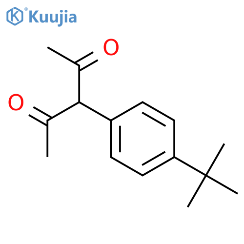 2,4-Pentanedione, 3-[4-(1,1-dimethylethyl)phenyl]- structure