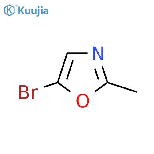 5-Bromo-2-methyloxazole structure