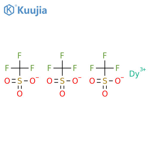 Dysprosium(III) trifluoromethanesulfonate structure