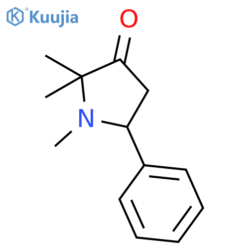 3-Pyrrolidinone, 1,2,2-trimethyl-5-phenyl- structure