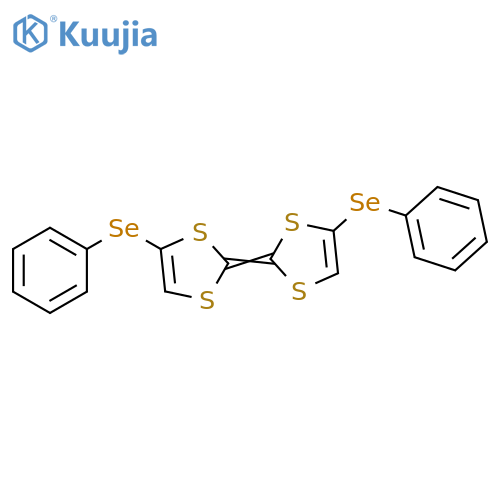 1,3-Dithiole, 4-(phenylseleno)-2-[4-(phenylseleno)-1,3-dithiol-2-ylidene]- structure