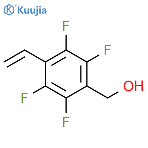 Benzenemethanol, 4-ethenyl-2,3,5,6-tetrafluoro- structure