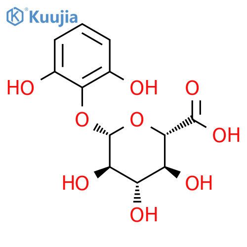 2,6-Dihydroxyphenyl β-D-glucopyranosiduronic Acid structure
