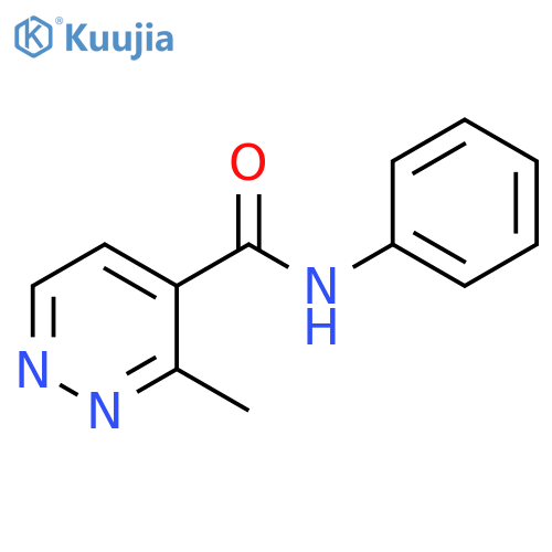 4-Pyridazinecarboxamide, 3-methyl-N-phenyl- structure
