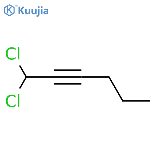 2-Hexyne, 1,1-dichloro- structure