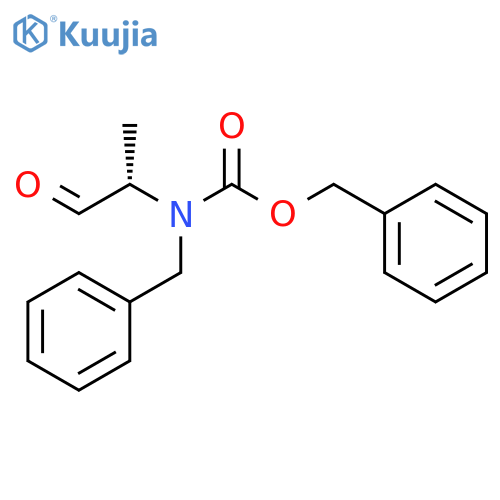 Carbamic acid, (1-methyl-2-oxoethyl)(phenylmethyl)-, phenylmethylester, (S)- structure