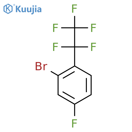 2-bromo-4-fluoro-1-(pentafluoroethyl)benzene structure