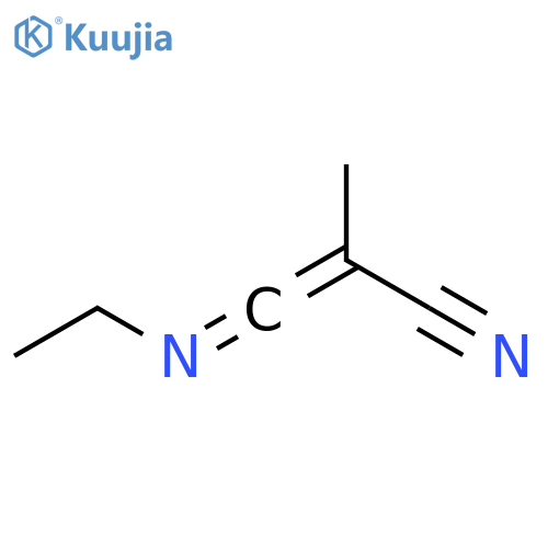 2-Propenenitrile, 3-(ethylimino)-2-methyl- structure