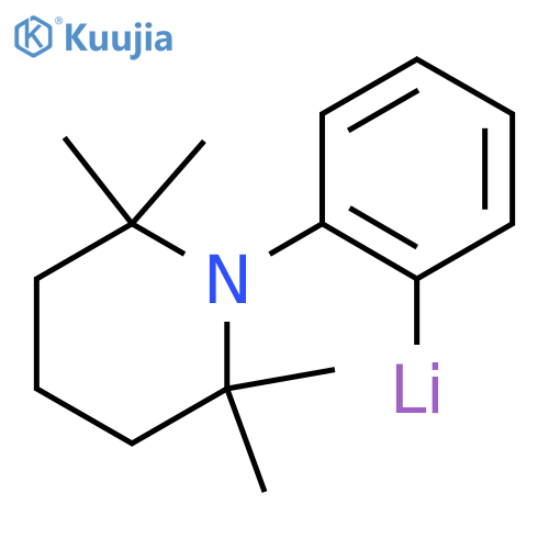 Lithium, [2-(2,2,6,6-tetramethyl-1-piperidinyl)phenyl]- structure