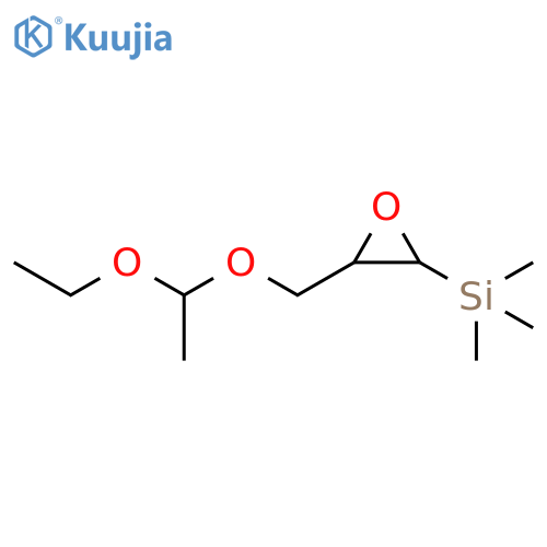 Silane, [3-[(1-ethoxyethoxy)methyl]oxiranyl]trimethyl- structure