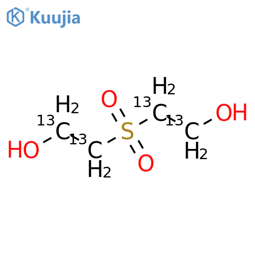 2,2′-Sulfonylbis[ethanol-1,2-13C2] structure