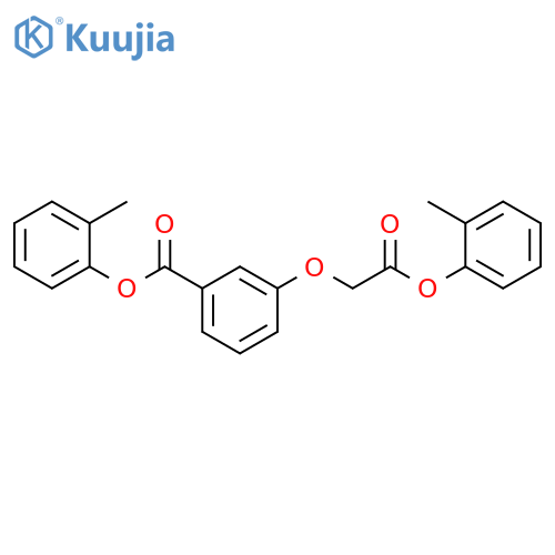 Benzoic acid, 3-[2-(2-methylphenoxy)-2-oxoethoxy]-, 2-methylphenylester structure