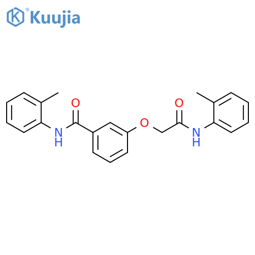 Benzamide,N-(2-methylphenyl)-3-[2-[(2-methylphenyl)amino]-2-oxoethoxy]- structure