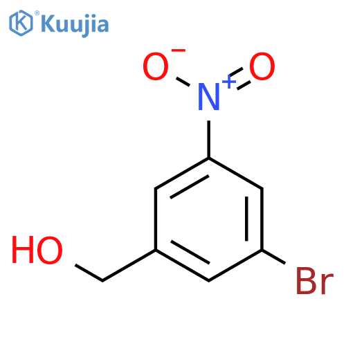 (3-bromo-5-nitro-phenyl)methanol structure