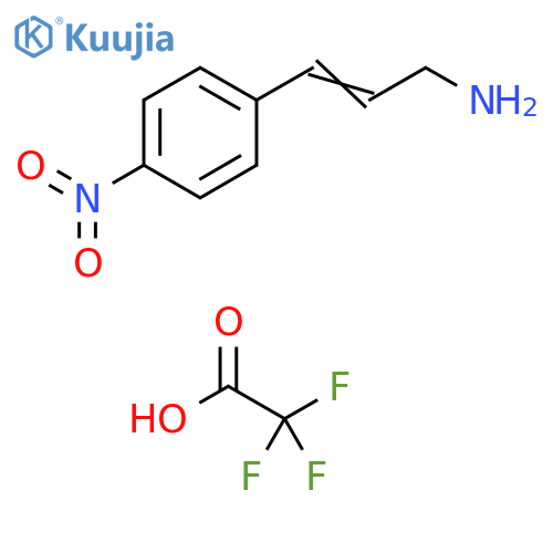 2-Propen-1-amine, 3-(4-nitrophenyl)-, 2,2,2-trifluoroacetate (1:1) structure