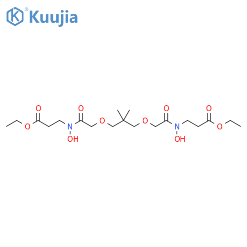 7,11-Dioxa-4,14-diazaheptadecanedioic acid,4,14-dihydroxy-9,9-dimethyl-5,13-dioxo-, diethyl ester structure