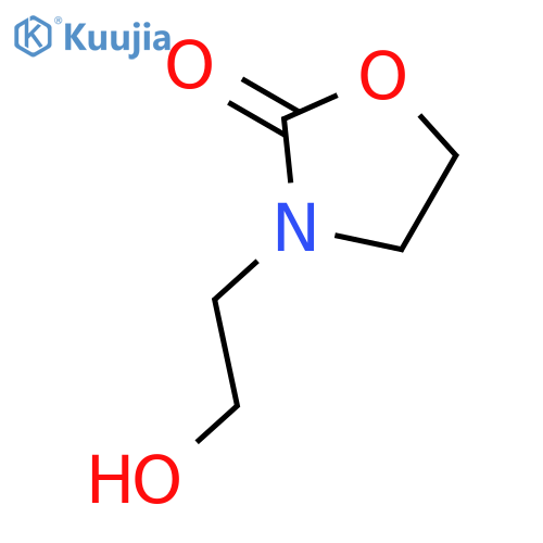 2-Oxazolidinone, (2-hydroxyethyl)- structure