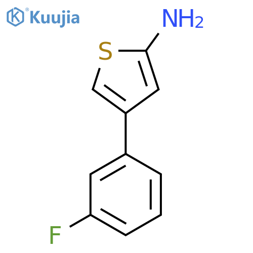 4-(3-Fluorophenyl)thiophen-2-amine structure
