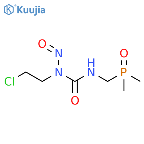 Urea, N-(2-chloroethyl)-N'-[(dimethylphosphinyl)methyl]-N-nitroso- structure