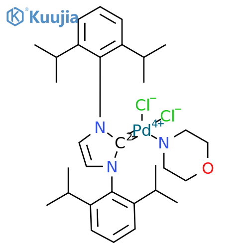 NHC-Pd(II)-Mp catalyst structure
