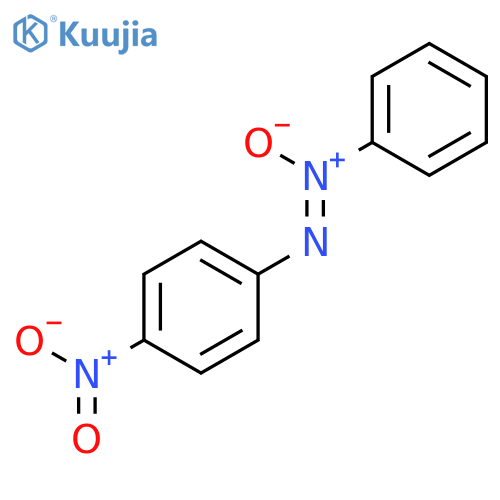 Diazene, (4-nitrophenyl)phenyl-, 1-oxide structure