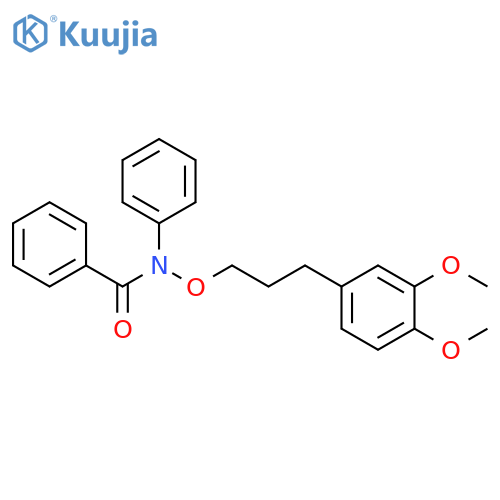 Benzamide, N-[3-(3,4-dimethoxyphenyl)propoxy]-N-phenyl- structure