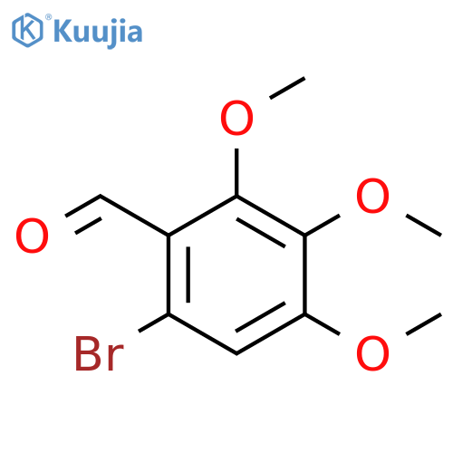 Benzaldehyde, 6-bromo-2,3,4-trimethoxy- structure