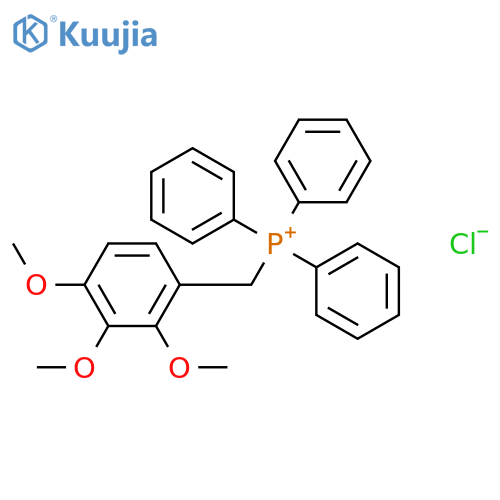 Phosphonium, triphenyl[(2,3,4-trimethoxyphenyl)methyl]-, chloride structure