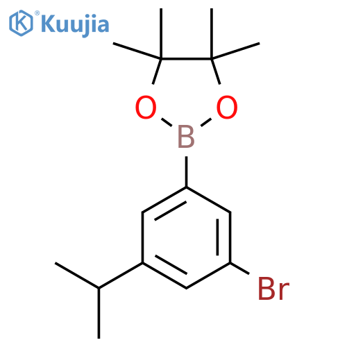 3-Bromo-5-isopropylphenylboronic acid pinacol ester structure