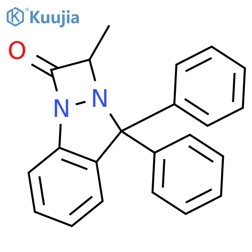 8H-[1,2]Diazeto[1,2-a]indazol-2(1H)-one, 1-methyl-8,8-diphenyl- structure