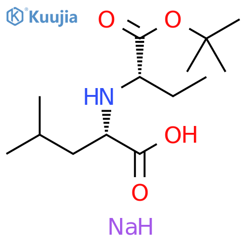 L-Leucine, N-[1-[(1,1-dimethylethoxy)carbonyl]propyl]-, monosodium salt, (S)- (9CI) structure