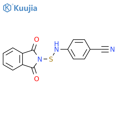 2H-Isoindole-2-sulfenamide, N-(4-cyanophenyl)-1,3-dihydro-1,3-dioxo- structure
