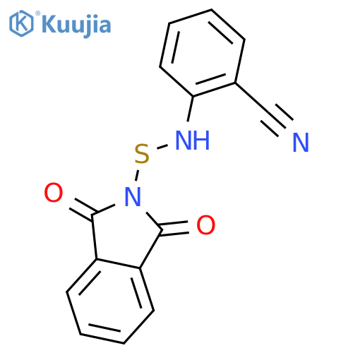 2H-Isoindole-2-sulfenamide, N-(2-cyanophenyl)-1,3-dihydro-1,3-dioxo- structure