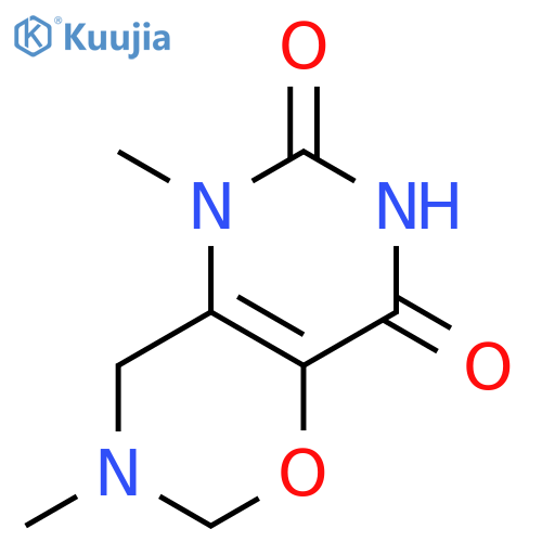 3,5-dimethyl-3,4-dihydro-2H-pyrimido[4,5-e][1,3]oxazine-6,8(5H,7H)-dione structure