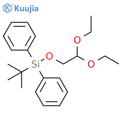 Silane, (2,2-diethoxyethoxy)(1,1-dimethylethyl)diphenyl- structure