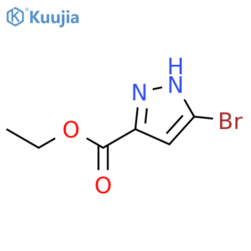 Ethyl 5-bromo-1H-pyrazole-3-carboxylate structure