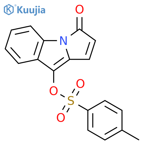 3H-Pyrrolo[1,2-a]indol-3-one, 9-[[(4-methylphenyl)sulfonyl]oxy]- structure