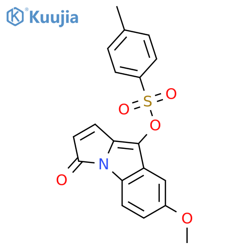 3H-Pyrrolo[1,2-a]indol-3-one,7-methoxy-9-[[(4-methylphenyl)sulfonyl]oxy]- structure