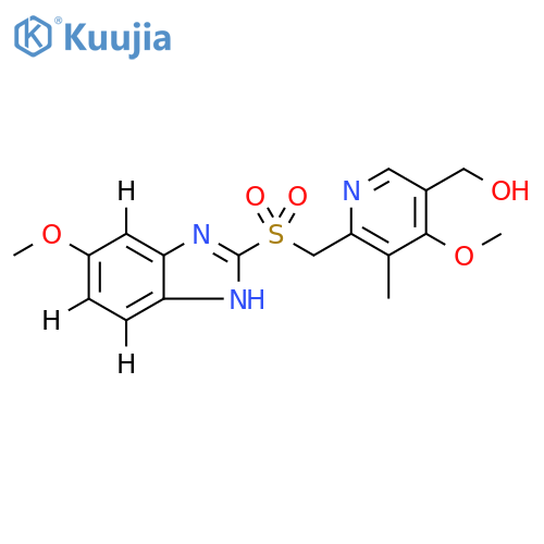 5-Hydroxyomeprazole Sulfone-d3 structure