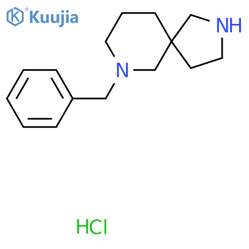 7-Benzyl-2,7-diazaspiro[4.5]decane hydrochloride structure