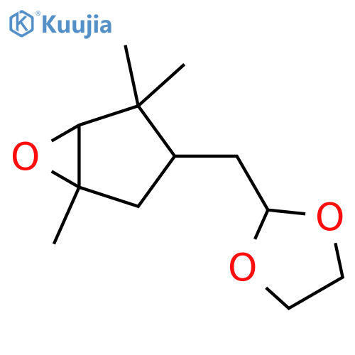 6-Oxabicyclo[3.1.0]hexane, 3-(1,3-dioxolan-2-ylmethyl)-1,4,4-trimethyl- structure