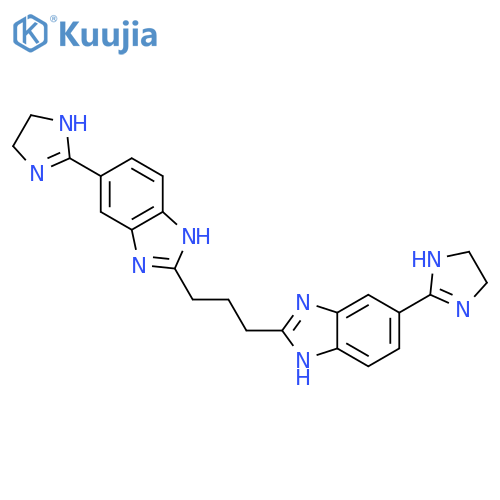 1H-Benzimidazole,2,2'-(1,3-propanediyl)bis[5-(4,5-dihydro-1H-imidazol-2-yl)- (9CI) structure